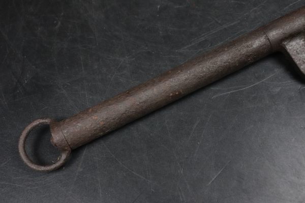 時代武具 珍品 江戸期 仕込十手 鉄地鉤付十手 TK178 十手 江戸時代 時代物
