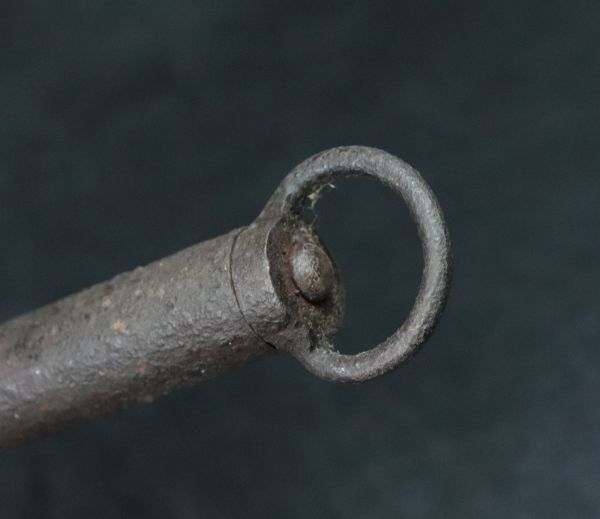 時代武具 珍品 江戸期 仕込十手 鉄地鉤付十手 TK178 十手 江戸時代 時代物