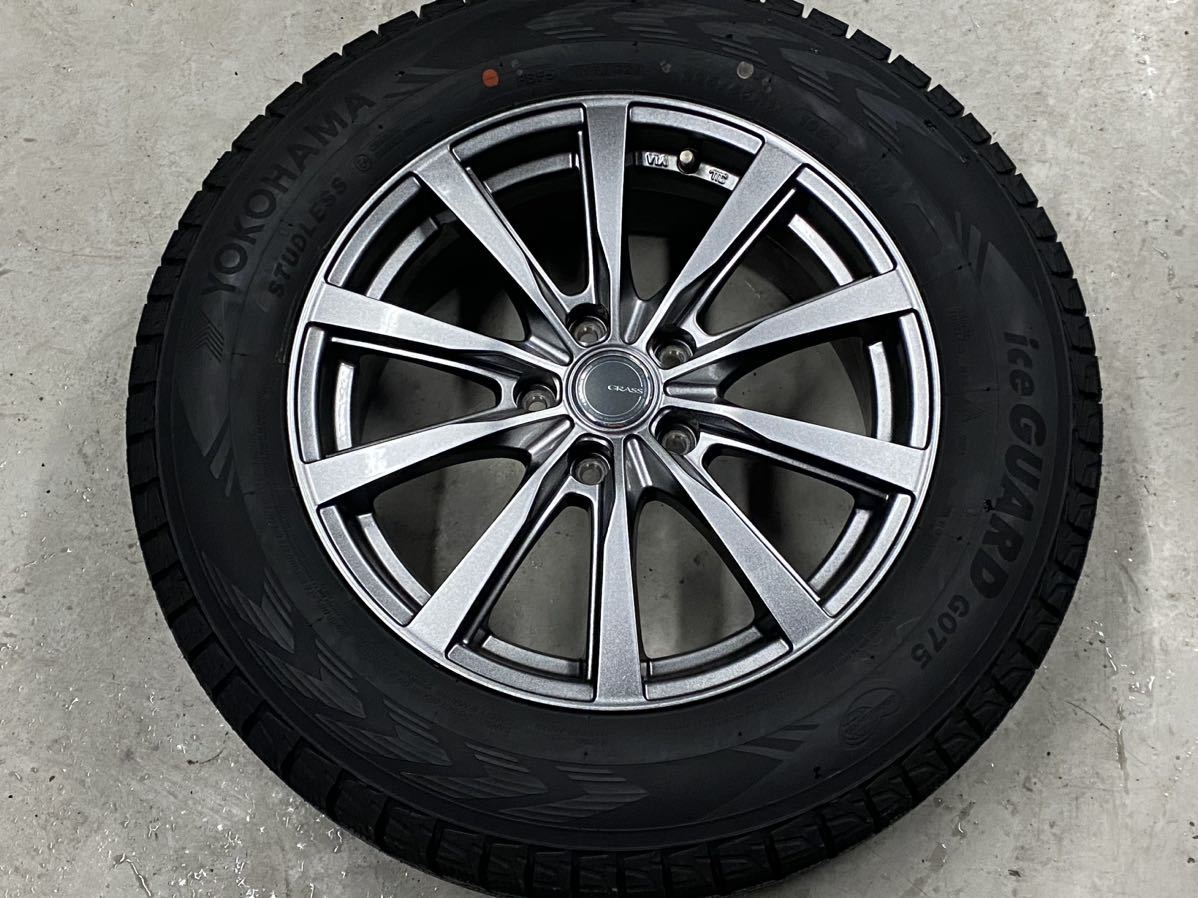 ヨコハマ アイスガード G075 225/65R-17 アルミホイール 4本