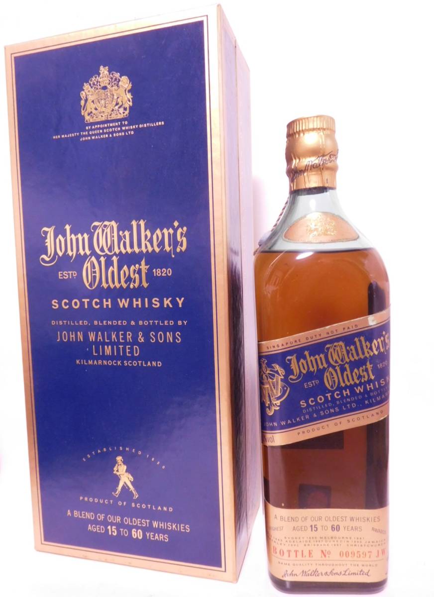 未開栓】JOHNNIE WALKER OLDEST ジョニーウォーカー ブルーラベル