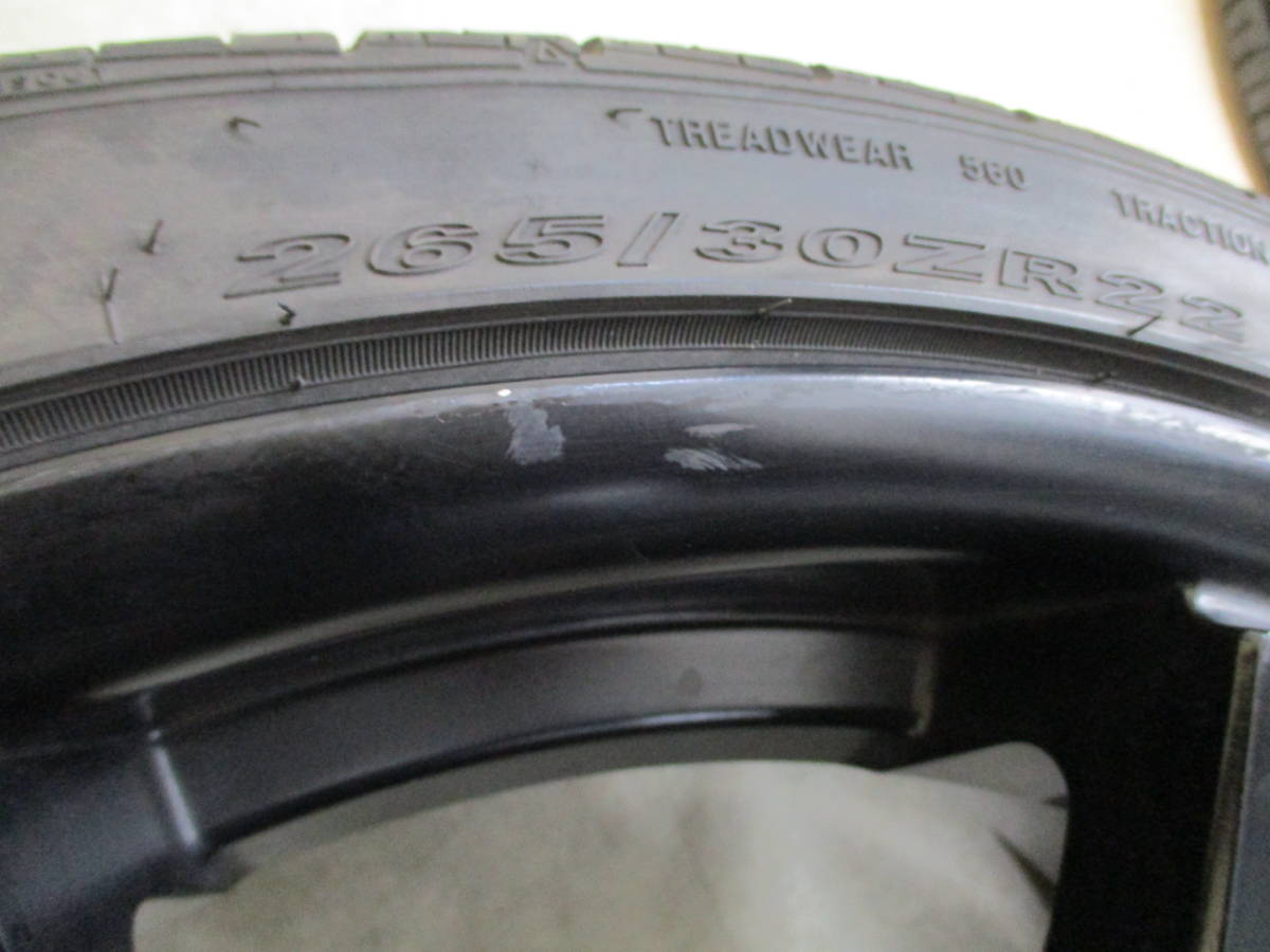 BMW 22inch 前:265/30ZR22☆9J+30☆後:295/25ZR22☆10.5J+42☆5H 
