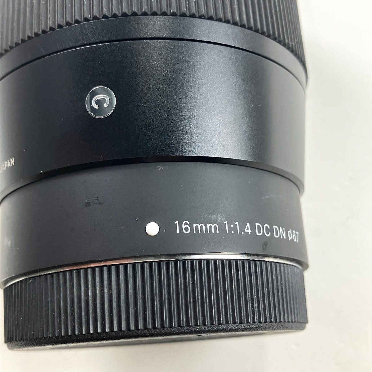 シグマ SIGMA C 16mm F1.4 DC DN (キヤノン EF-M用) 一眼カメラ用（オートフォーカス） 【中古】