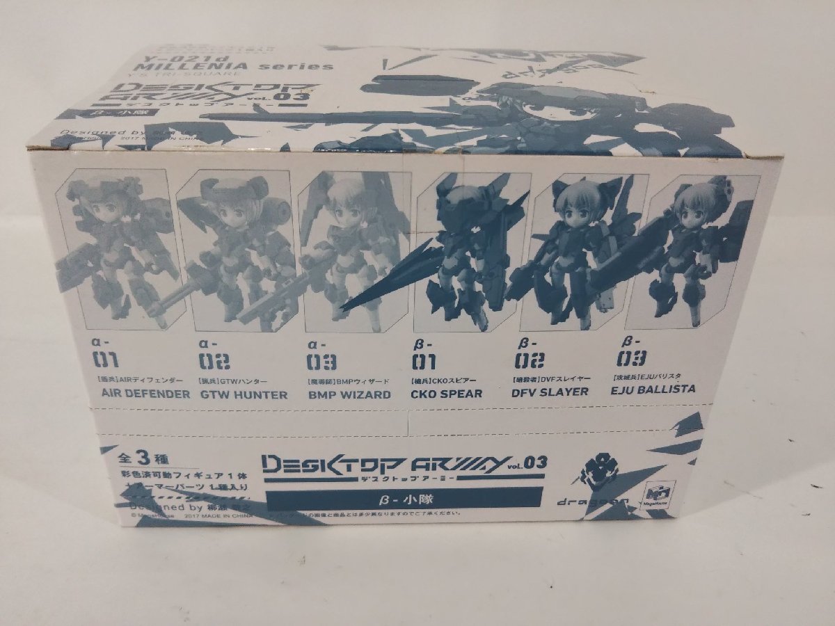 デスクトップアーミー Y-021d ミレニアシリーズ β小隊 全3種BOX【1円