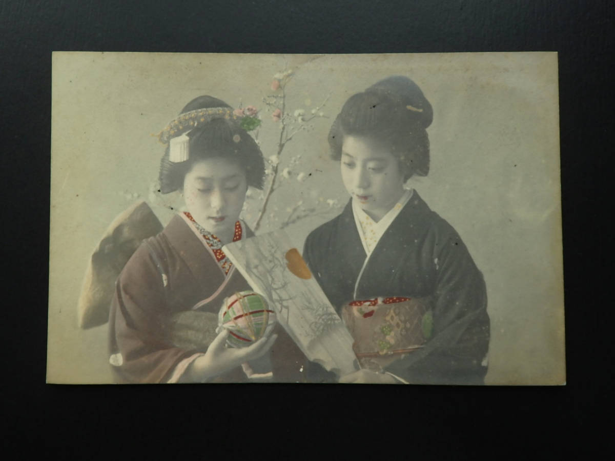 戦前 絵はがき 美人 絵葉書 明治 大正 古写真 手彩色 Yahoo 