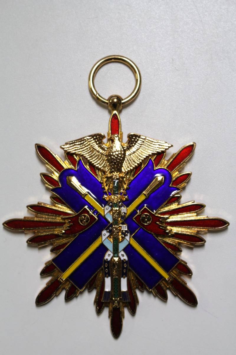 44 精密 複製◇功一級 金鵄勲章◇勲章◇サイズ約7.7×9.7