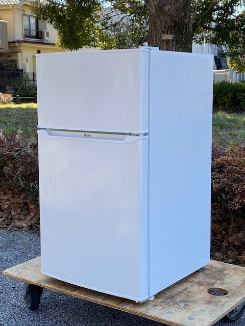 2ドア冷凍冷蔵庫 85L Haier ハイアール JR-N85C 2019年製【東京 直接お