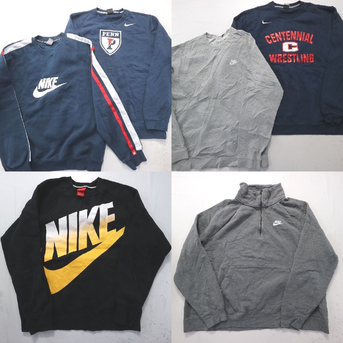 ◎ナイキ スウェット set ハーフジップ ビックプリント 他 (メンズXL/L
