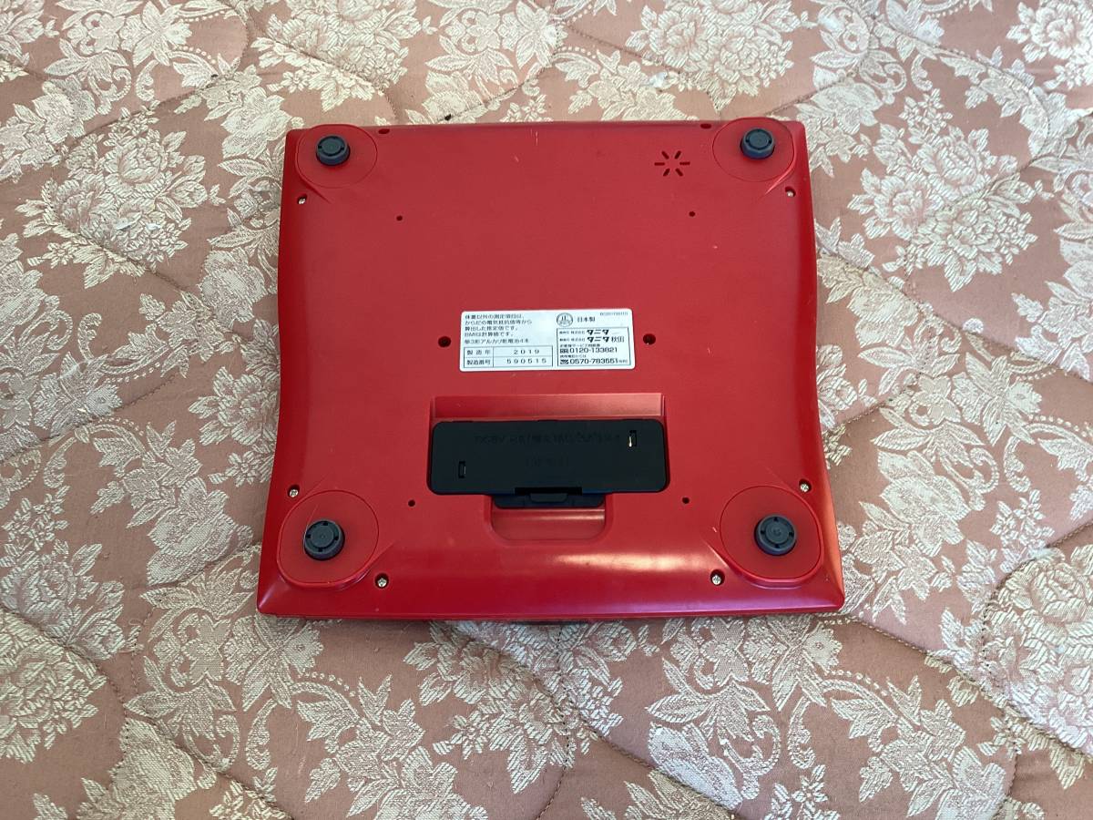 タニタ 体重計 体組成計 インナースキャン BC-J02 RED 2019年製 TANITA