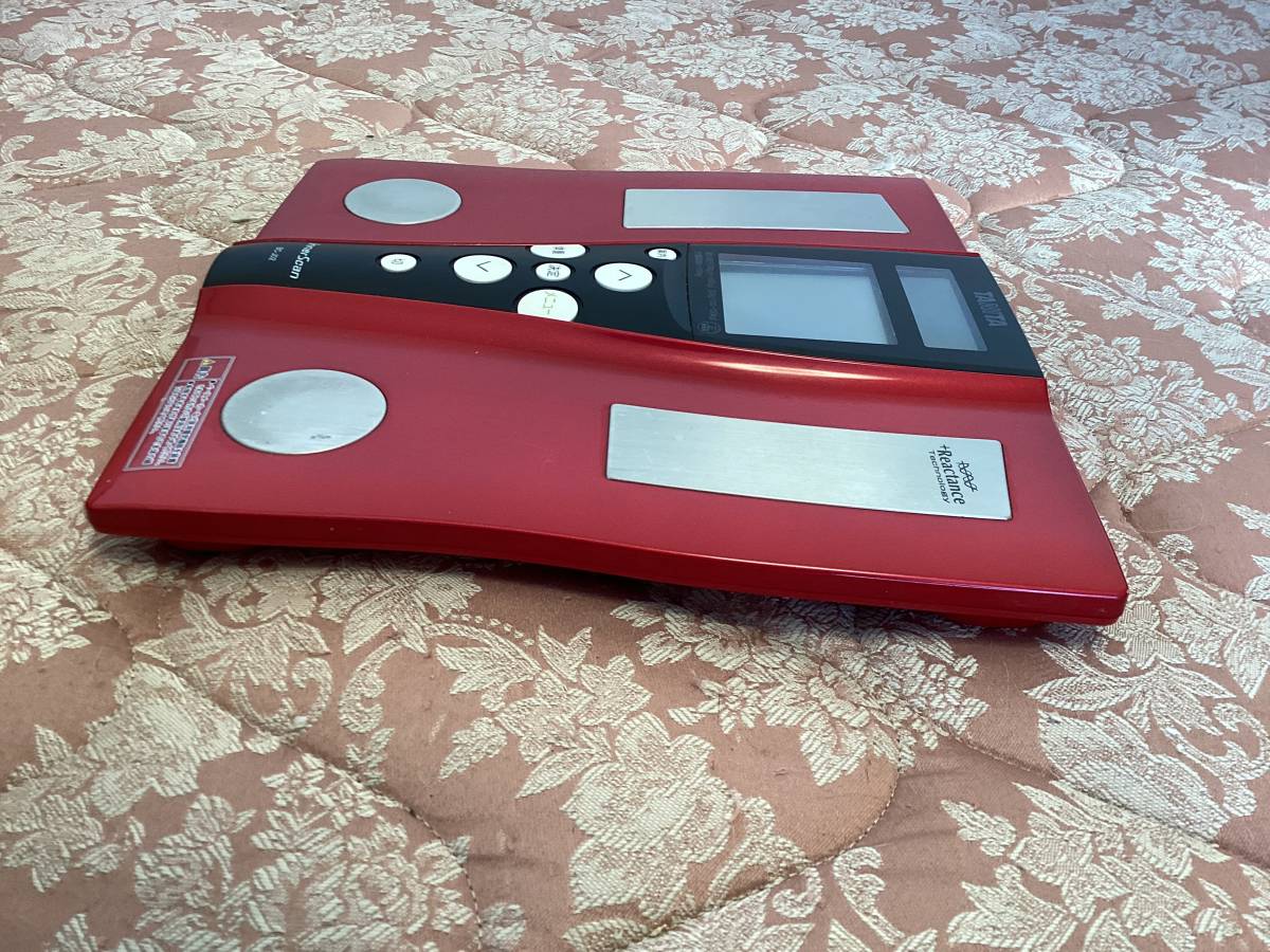 タニタ 体重計 体組成計 インナースキャン BC-J02 RED 2019年製 TANITA