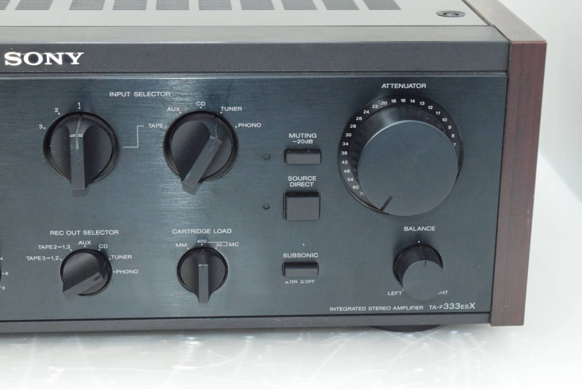 SONY ソニー プリメインアンプ TA-F333ESX 簡易メンテナンス 動作確認