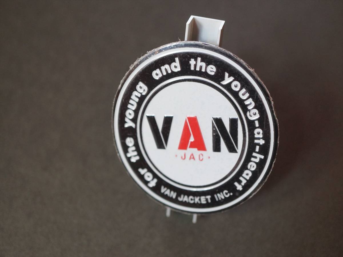 VAN JAC 旧車ヴァンヂャケット 永遠の丸VAN6cmアルミステッカー+