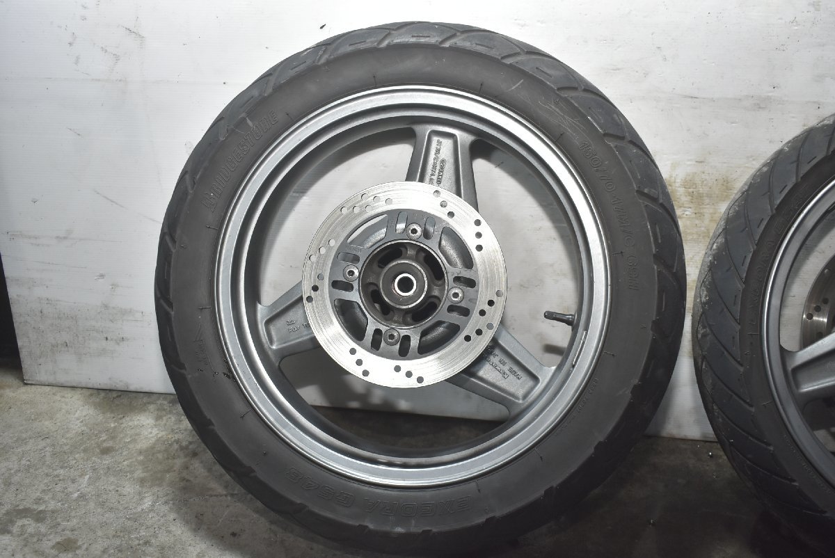 カワサキ ゼファー750 ZR750C 前後 ホイール FJ17x3，00 RJ17x4，00