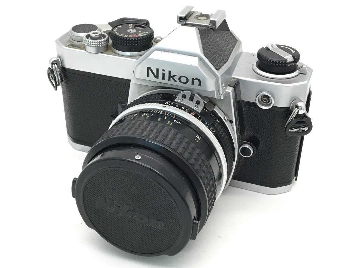 1円～ Nikon FM/Nikon NIKKOR 35mm 1:2.8 一眼レフカメラ ジャンク