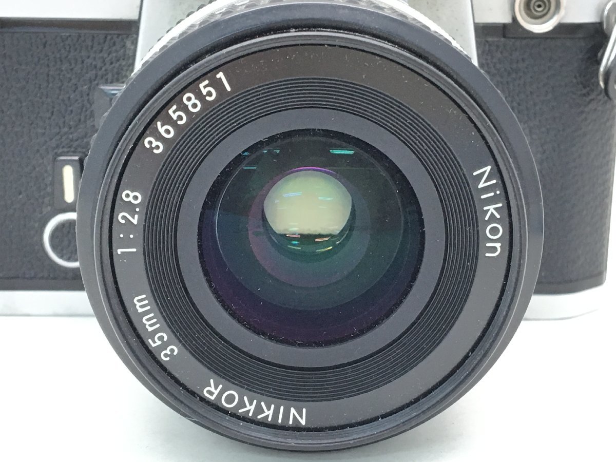1円～ Nikon FM/Nikon NIKKOR 35mm 1:2.8 一眼レフカメラ ジャンク