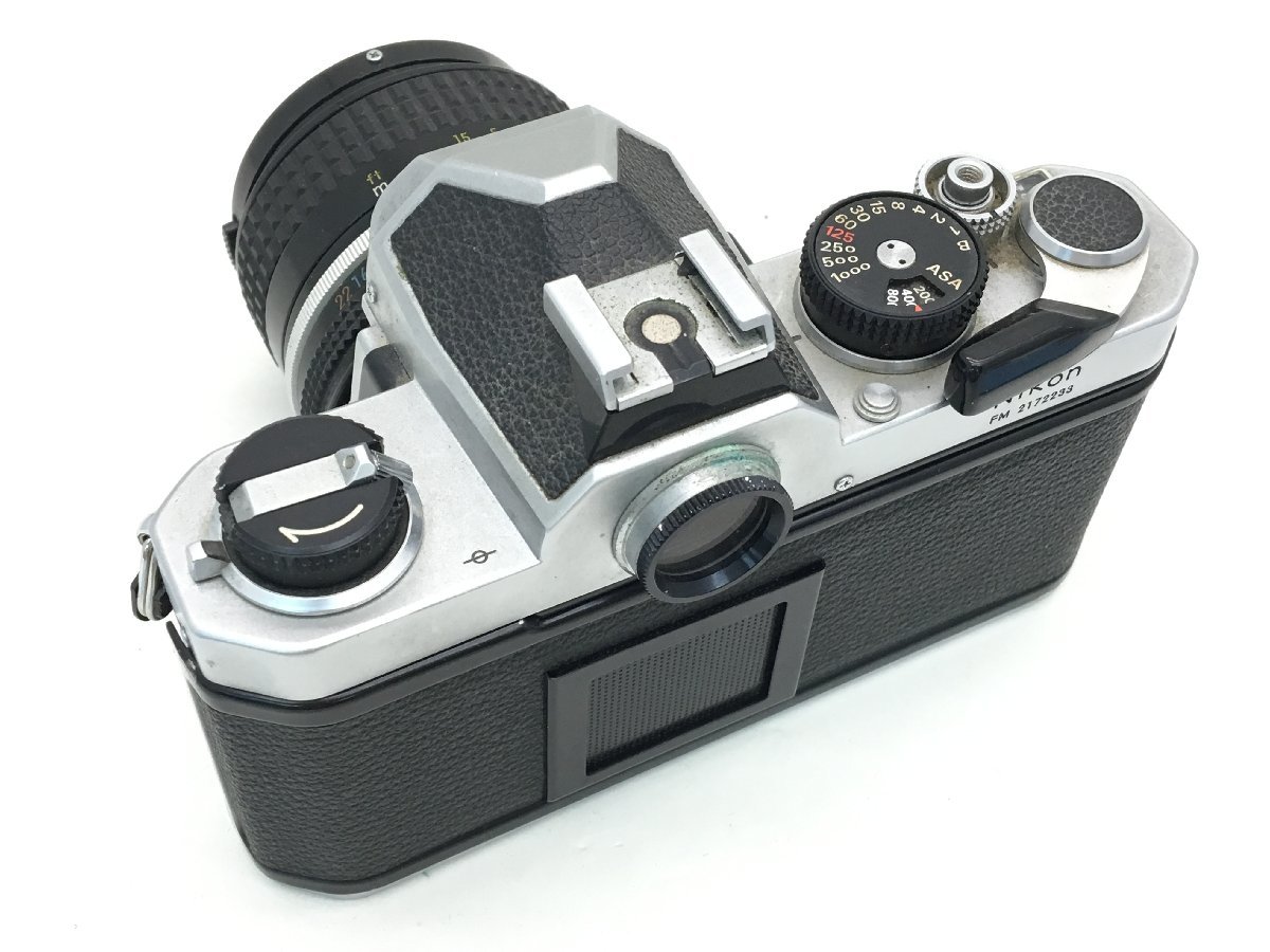 1円～ Nikon FM/Nikon NIKKOR 35mm 1:2.8 一眼レフカメラ ジャンク