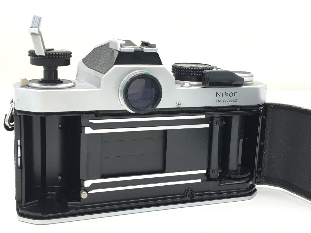 Nikon FM フィルム一眼レフカメラ Zoom-Nikkor　ジャンク品 1円～ Nikon FM/Nikon NIKKOR 35mm 1:2.8 一眼レフカメラ ジャンク