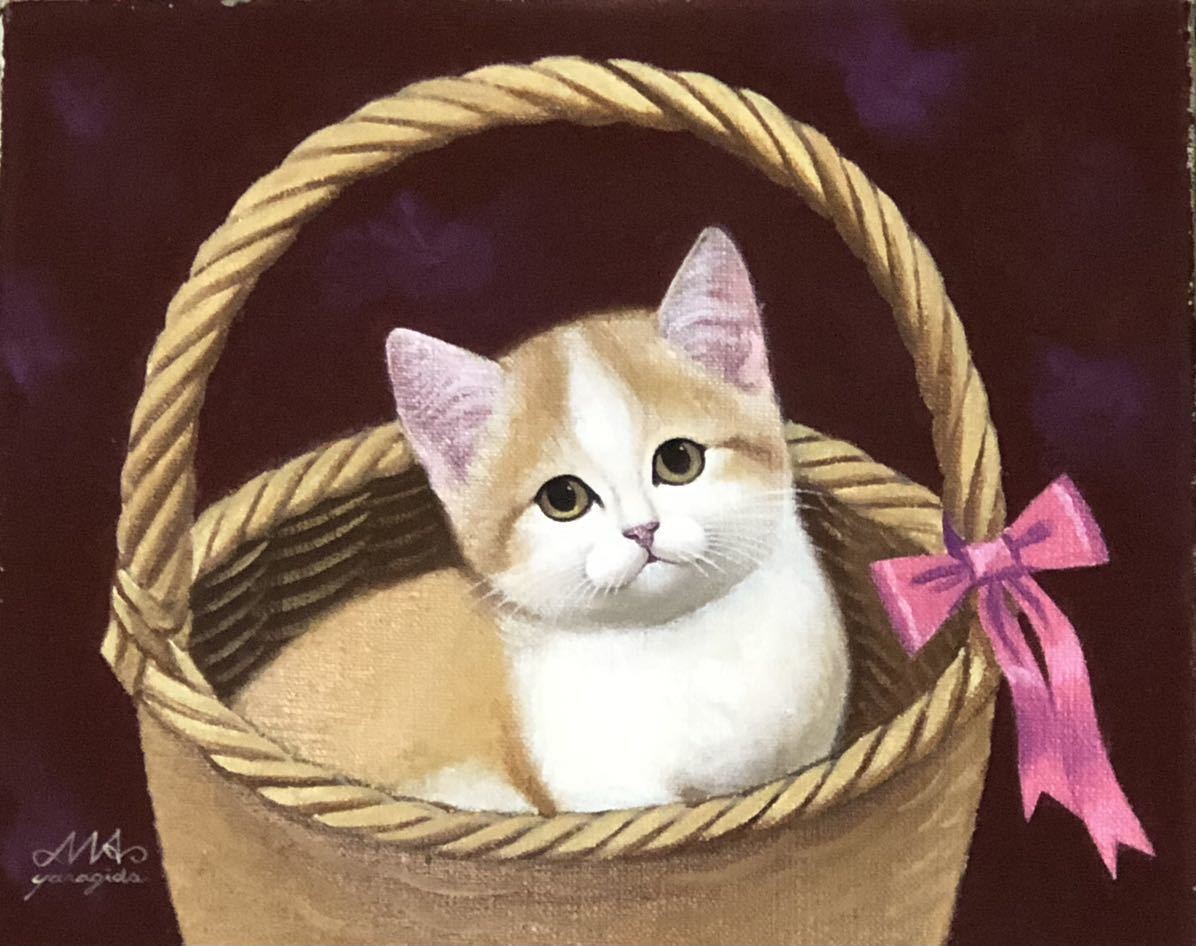 柳田正和 油絵 猫 茶道具 萩焼 瓢花入 岡田裕 (山口県指定無形