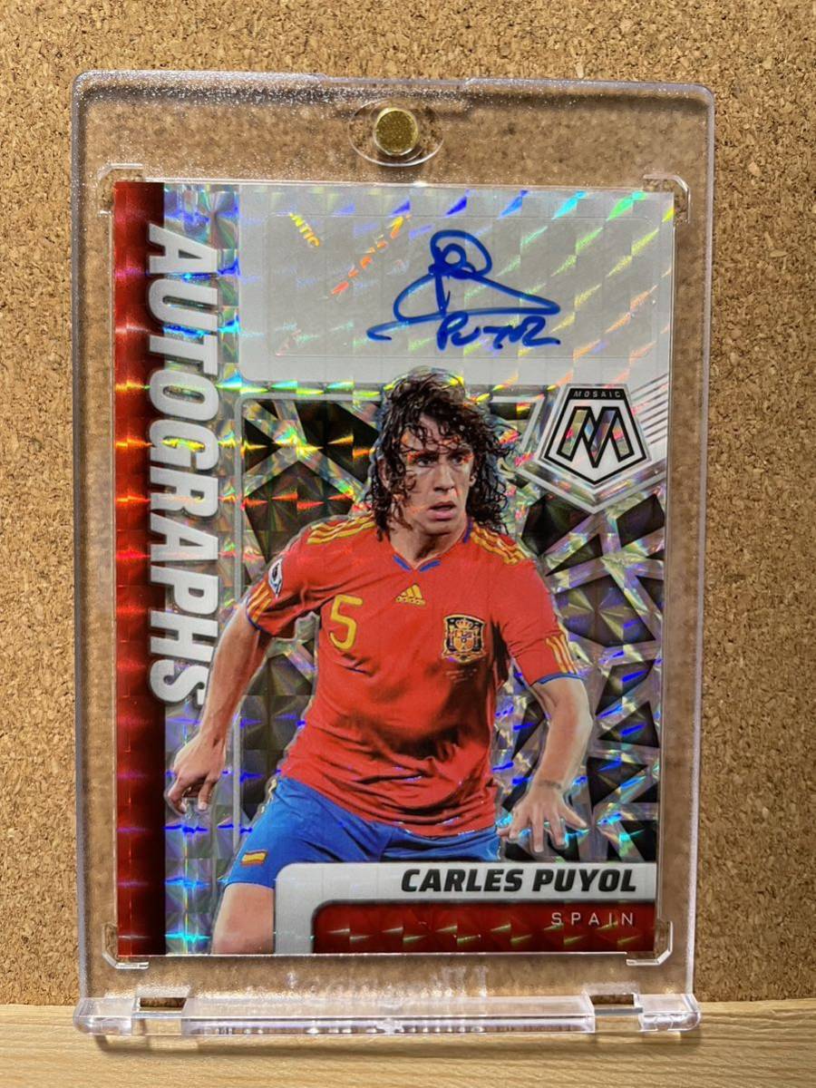 Carles Puyol】2021-22 Mosaic Soccer Prizm FIFA Road to World Cup