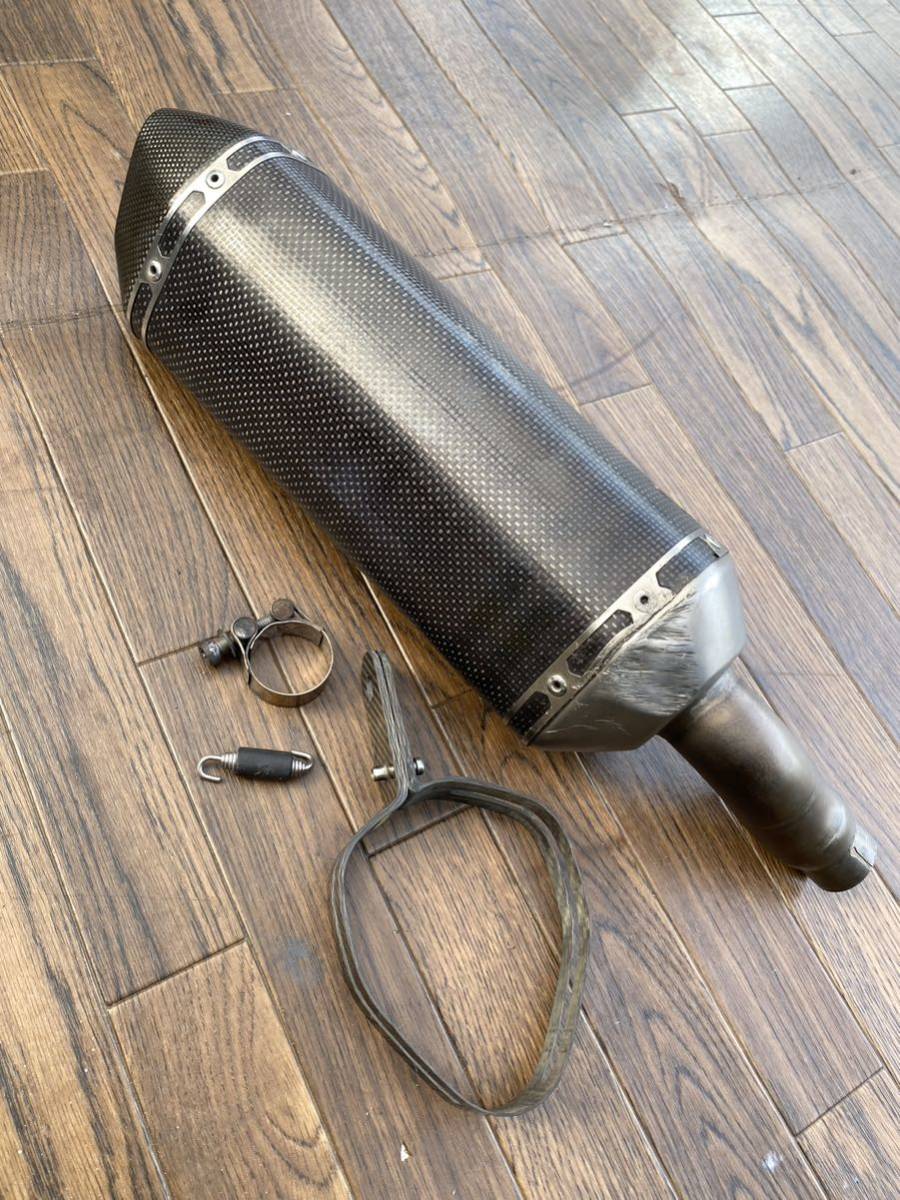 ex250l AKRAPOVIC カーボンサイレンサー マフラー AKRAPOVIC アクラポヴィッチ カーボンチタン スリップオンマフラー