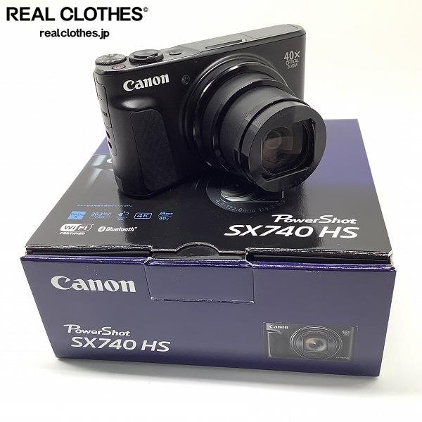Canon/キヤノン PowerShot/パワーショット SX740 HS コンパクト デジタルカメラ ブラック 動作確認済み /000