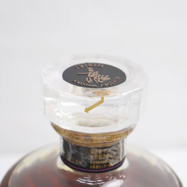 SUNTORY 響 21年 意匠ボトル 空瓶のみ SUNTORY（サントリー）響 21年 意匠ボトル 富士風雲図 43％ 700ml