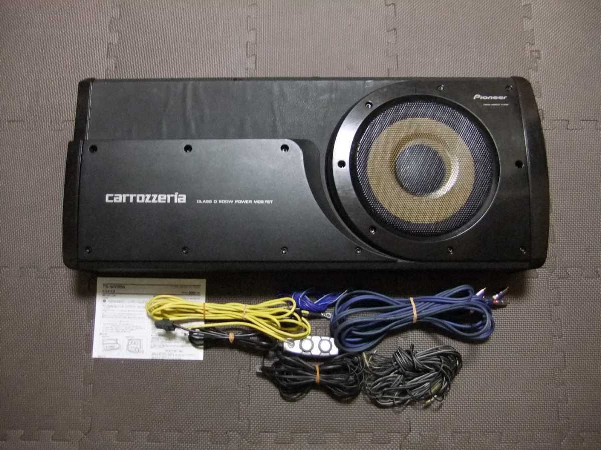 【大人気，限定セール】 カロッツェリア carrozzeria 25ｃｍパワードサブウーハー TS-WX99A 通電(ウーハー)｜売買されたオークション情報、yahooの商品情報をアーカイブ公開 - オークファン ウーハー