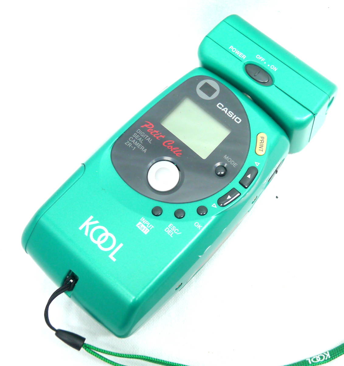 △【R502-D43】現状品 CASIO Petit Colle ZR-1 プチコレ KOOL カメラ