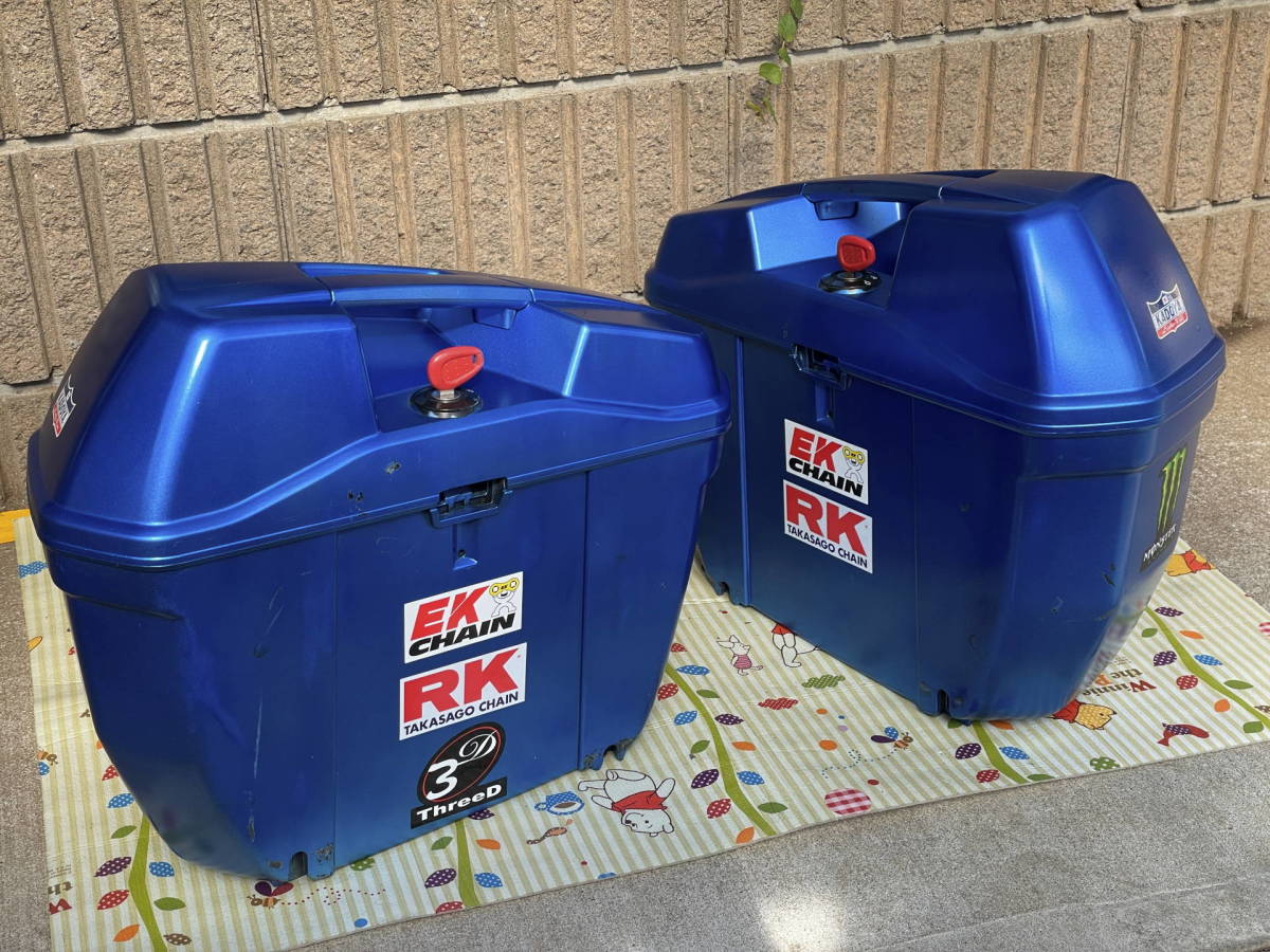 GIVI.E22N,サイドケースSET 左右 スズキ　GSXS 1000F トリトンブルーメタリック自家塗装_10