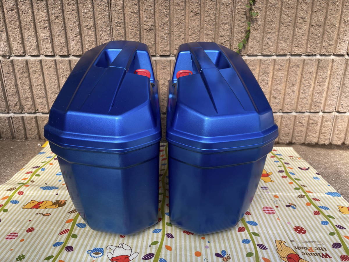 GIVI.E22N,サイドケースSET 左右 スズキ　GSXS 1000F トリトンブルーメタリック自家塗装_4