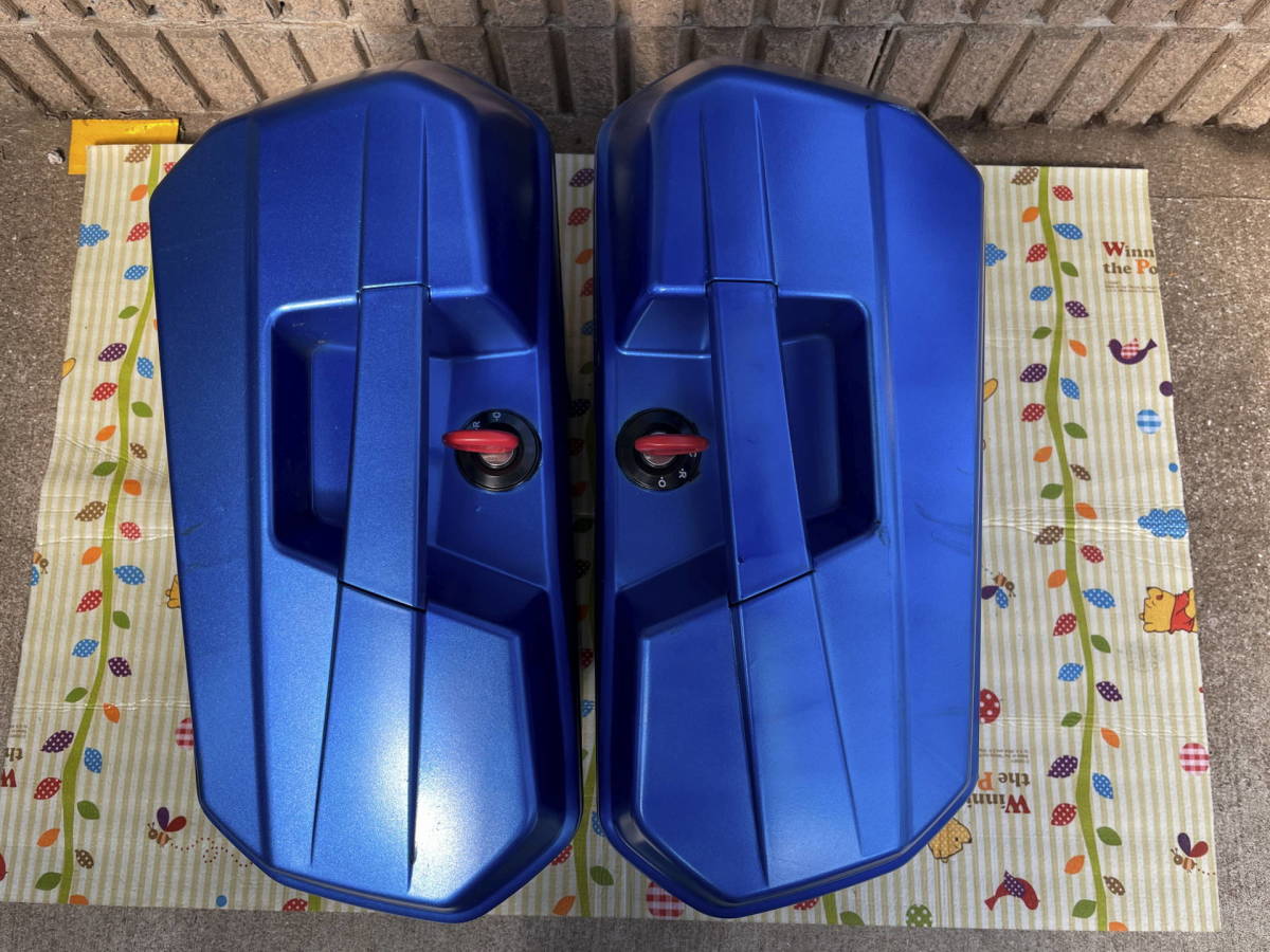 GIVI.E22N,サイドケースSET 左右 スズキ　GSXS 1000F トリトンブルーメタリック自家塗装_5