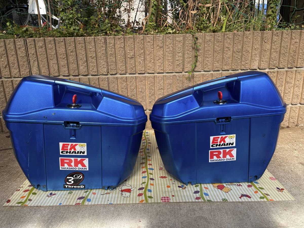 GIVI.E22N,サイドケースSET 左右 スズキ　GSXS 1000F トリトンブルーメタリック自家塗装_7