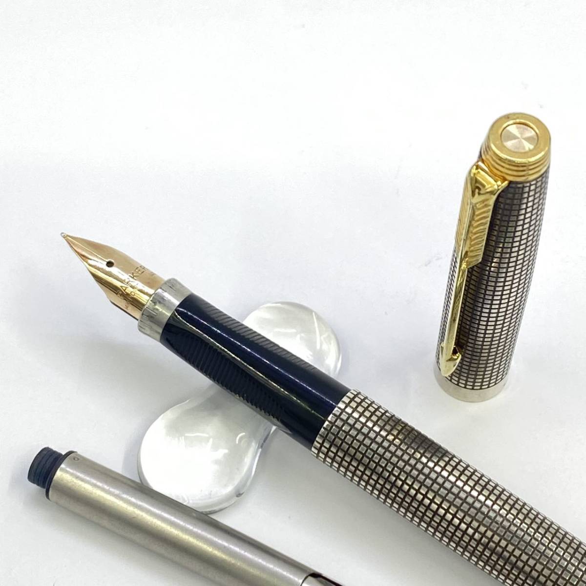 PARKER パーカー万年筆 75 シズレ スターリングシルバー 14K F 【公式