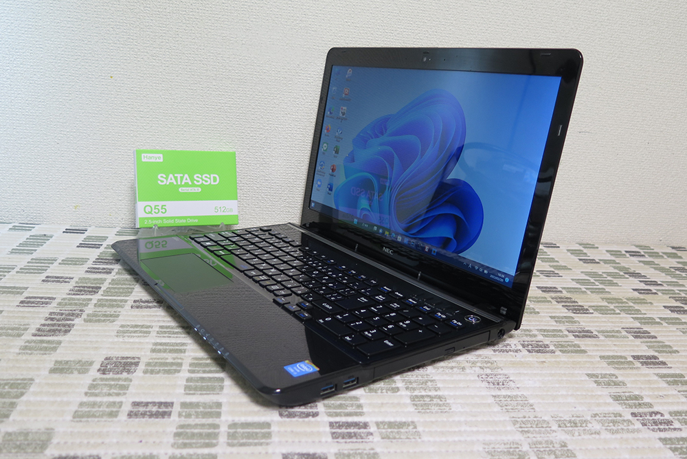 高速Core i3(Haswell)☆メモリ8GB+爆速SSD512GB】NEC LS350/S 最新