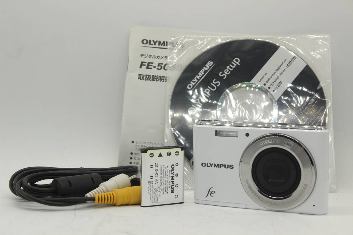 返品保証】 オリンパス Olympus fe-4050 ホワイト 4x WIde Optical