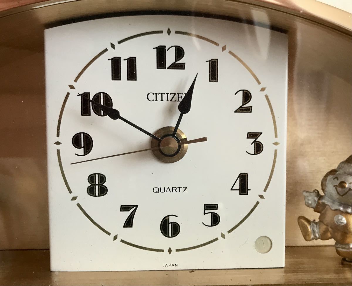 美品！CITIZEN 置時計 オルゴール付き 昭和レトロ アンティーク 稼働 