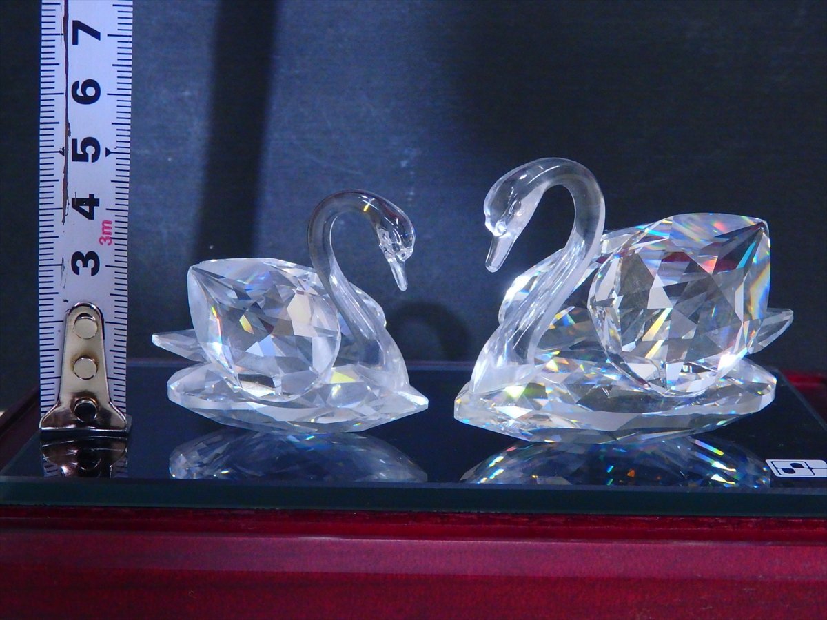 SWAROVSKI | スワロフスキー クリスタル スワン 置物 白鳥 安い商品を