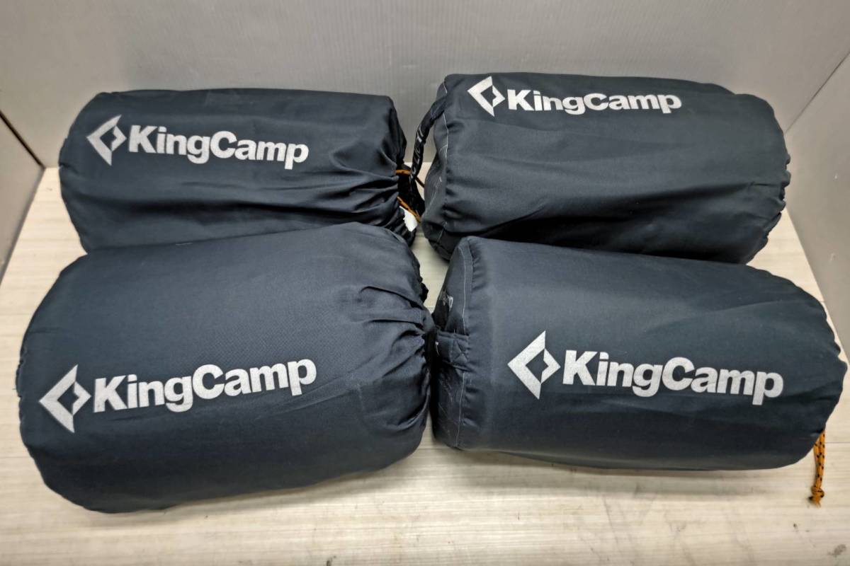 送料無料S72901 KingCamp 4点セット KM3501 エアーマットまとめ 自動膨張 アウトドア用品 防水 