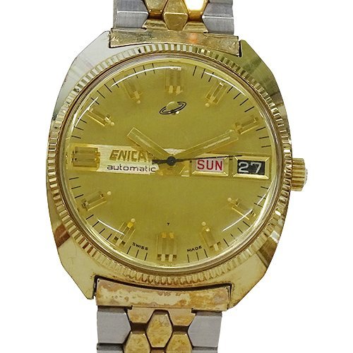 1円～ エニカ ENICAR オーシャンパール 147-01-022 時計 メンズ  