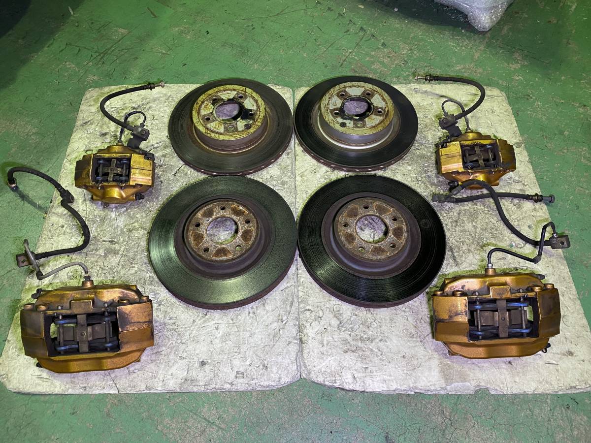 赤字超特価，定番人気 Z33 純正ブレンボキャリパー ローターセット 1台分 スカイライン フェアレディZ Z33 brembo ビックキャリパー ローター CPV35 流用(ブレーキキャリパー)｜売買されたオークション情報、yahooの商品 ブレーキキャリパー