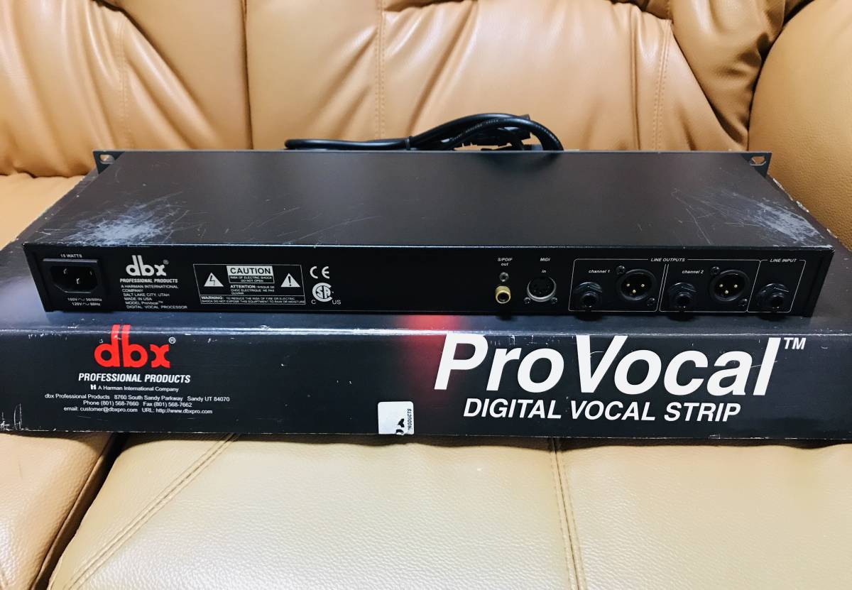 楽器・機材 dbx ProVocal Digital Vocal Strip 動作品