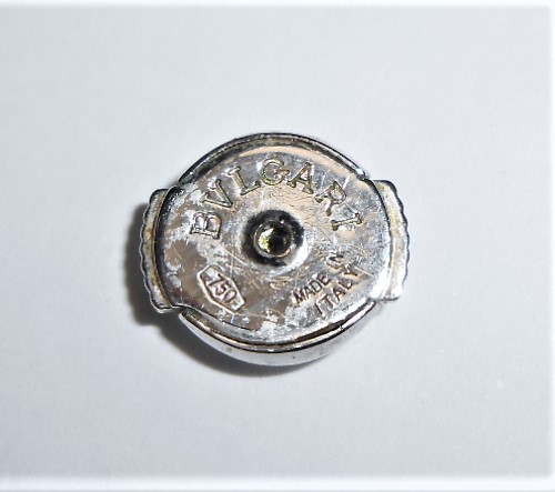 BVLGARI ブルガリ 750刻印 ブローチの留め具 MADE IN ITALY ピンバッジ 