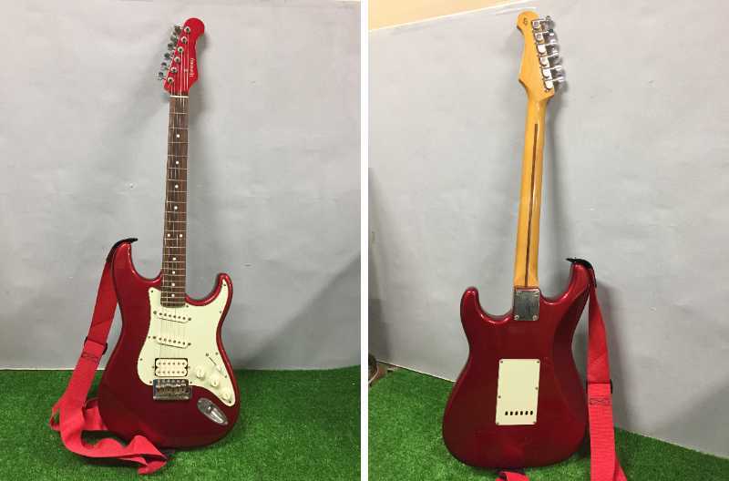 ヒストリー HISTORY エレキギター GENIUS OF GUITAR レッド ギター 