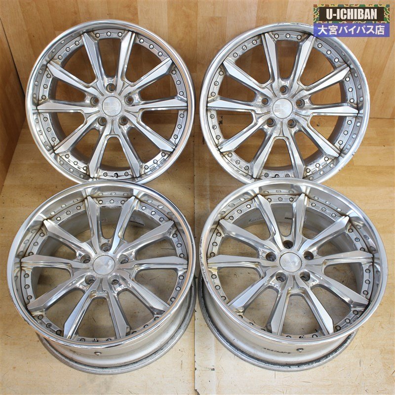ジャンク品 レオンハルト イェーガー 19インチ 8.5J +25 / 9.5J +38 