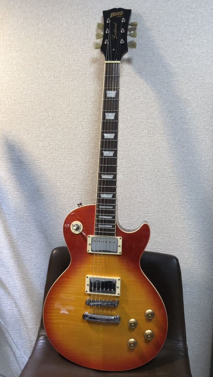 Blitz leopard BLP-450レオパード レスポールタイプ チェリーサン