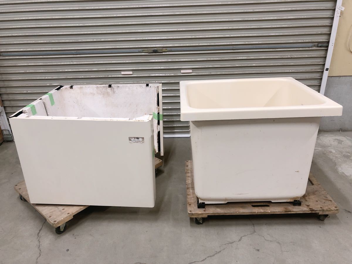 浴槽 LIXIL ポリ浴槽 ふろ給湯 ポリエック 都市ガス PB-802BR⁄L11 中古 