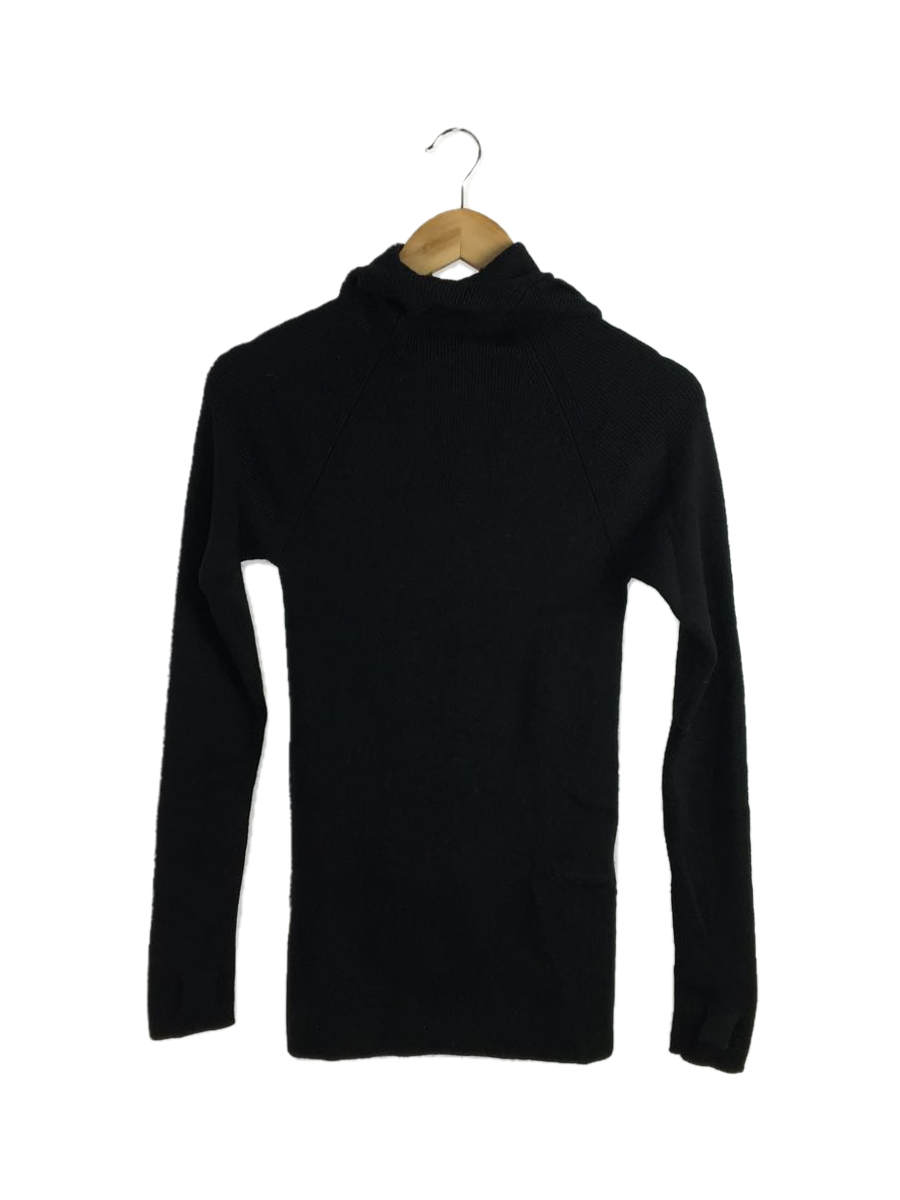 LIMI feu◆パーカー/S/コットン/ブラック/LE-K96-167