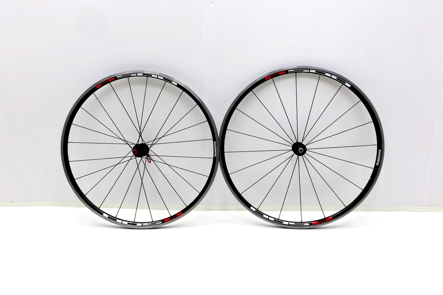 下松)[送料無料] SHIMANO シマノ WH-R501 ホイール前後セット アルミ