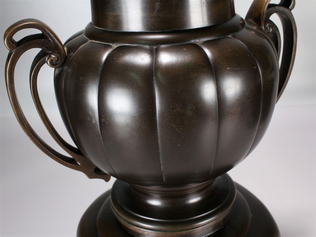 池坊花道三種樣式| IKENOBO ORIGIN OF IKEBANA 薄端 南瓜形 三足 銅