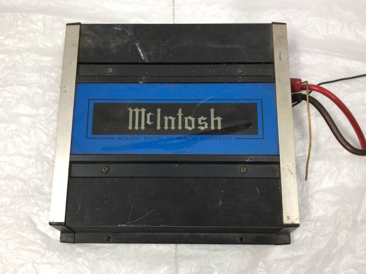 ジャンク McIntosh マッキントッシュ MDA4000 DIGITAL TO ANALOG