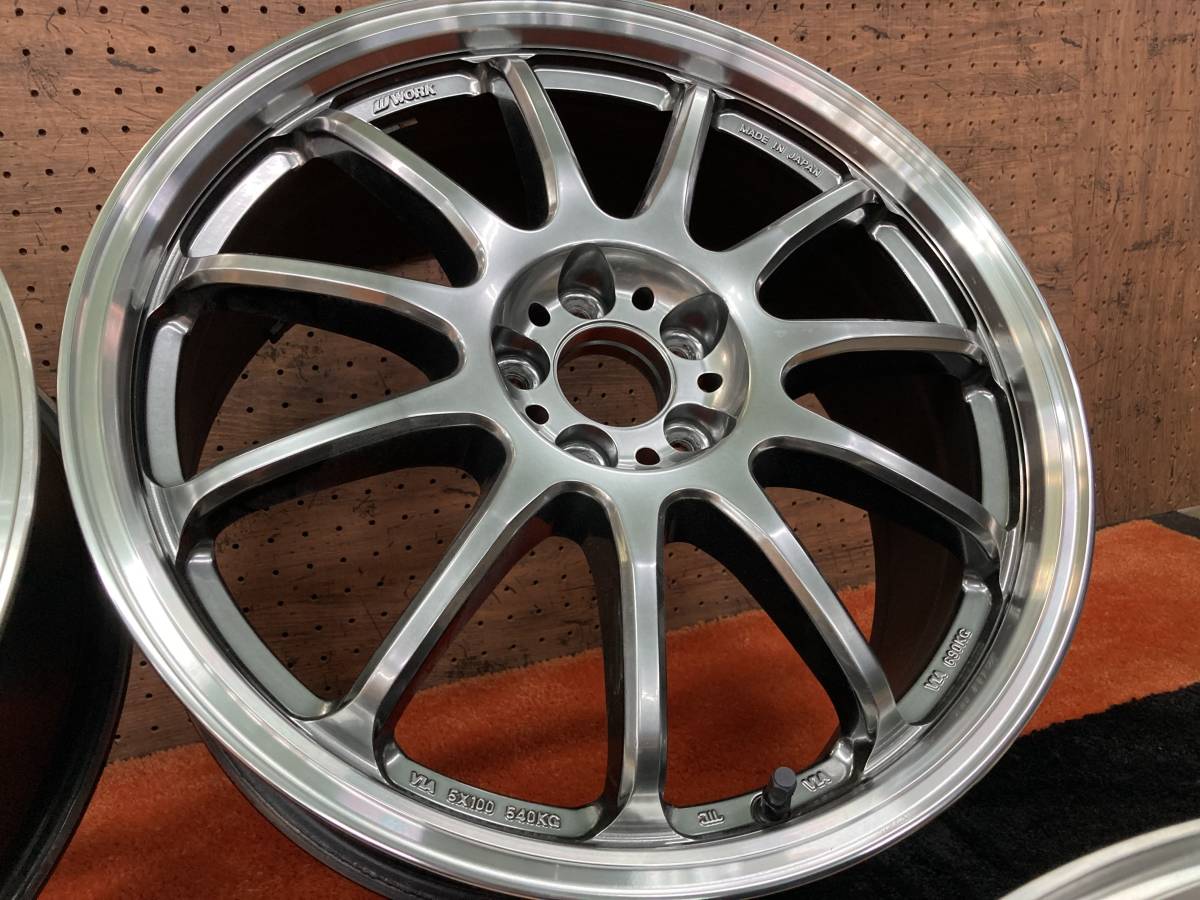 ◇仕上げ済み♪WORK EMOTION 11R◇18インチ 7.5J+47 100-5H◇ワーク 